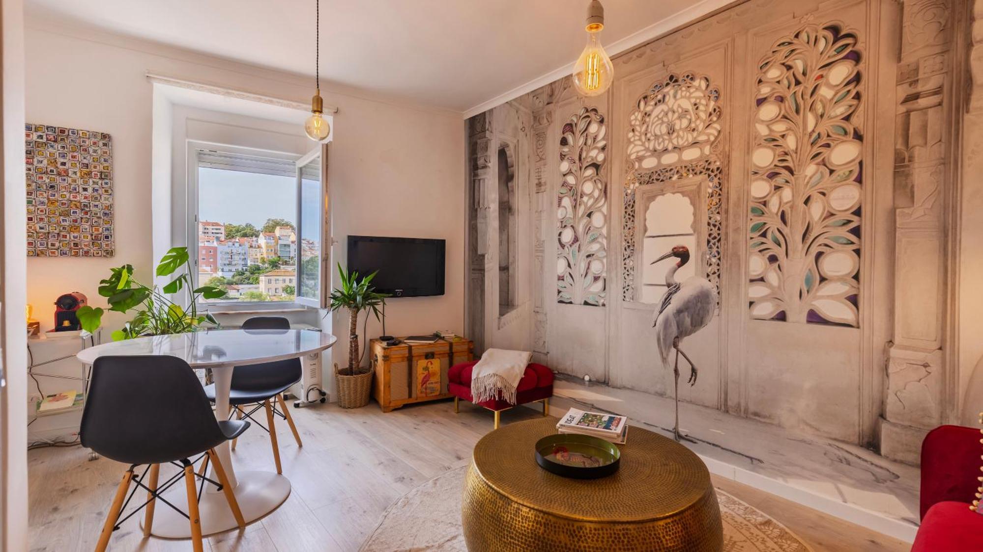 Sunny Design Apt In Praca Das Flores By Lovelystay Lissabon Buitenkant foto